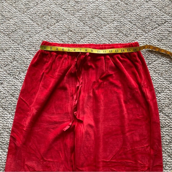 5/$15 Bobbie Brooks Bright Red Velour Sweatpants XL (18W) - Picture 5 of 7